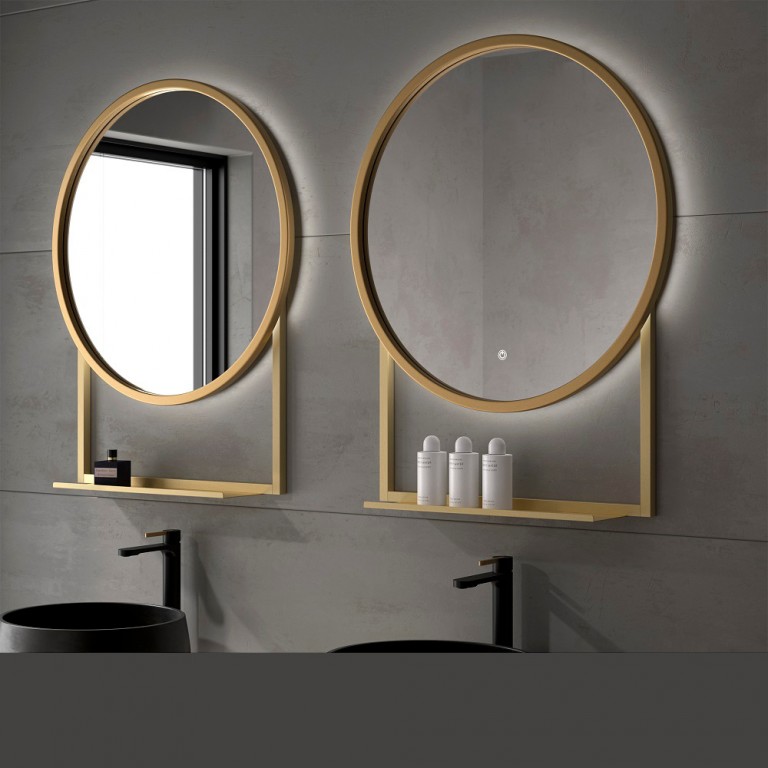 Espejo de baño led 70×50cm ++ antivaho + interruptor táctil