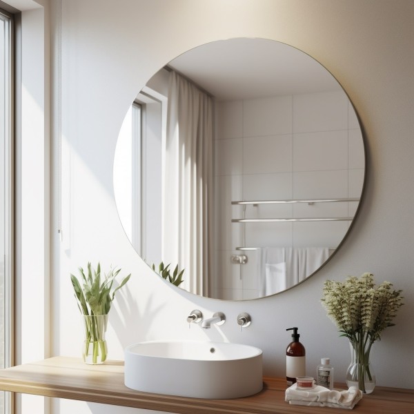 Espejos sin luz para baño: Elegancia y amplitud