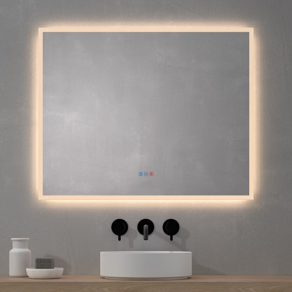 Espejo Rectangular Para Baño Con LED